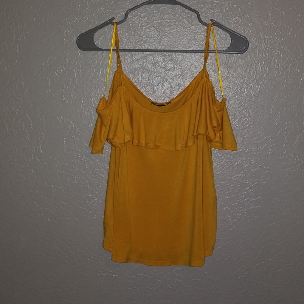 Mustard yellow top